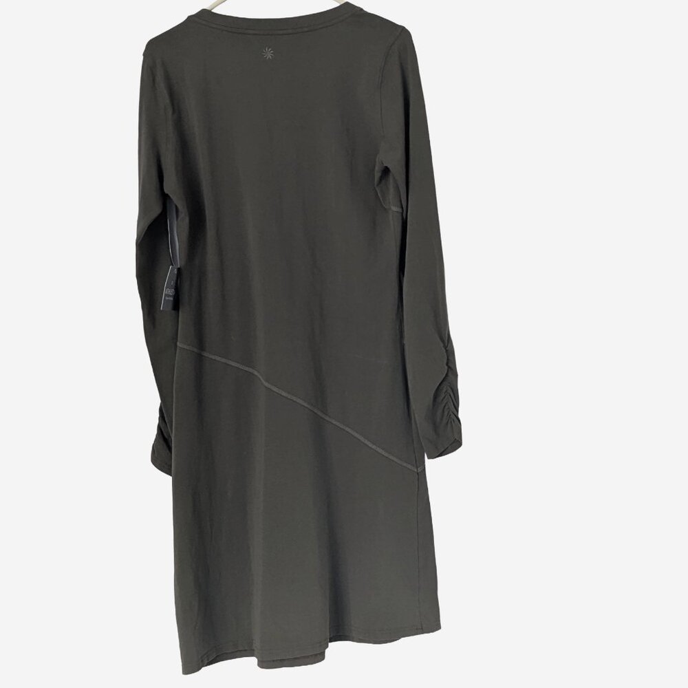 Athleta Midi Dress | Olive Green | Size L | NWT - Picture 7 of 7